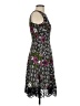 Donna Ricco Floral Black Cocktail Dress Size 4 - photo 4