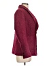 Assorted Brands 100% Polyester Tweed Burgundy Blazer Size L - photo 4