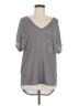 Express One Eleven Gray Short Sleeve Top Size M - photo 1