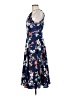 Eliza J 100% Polyester Floral Blue Cocktail Dress Size 8 - photo 5