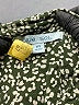 Blue Sol 100% Rayon Animal Print Green Long Sleeve Blouse Size M - photo 7