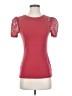 Express Red Short Sleeve Top Size S - photo 1