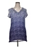 Max Jeans Blue Short Sleeve Blouse Size XL - photo 1