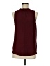 Lush 100% Polyester Burgundy Sleeveless Blouse Size M - photo 1