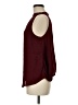 Lush 100% Polyester Burgundy Sleeveless Blouse Size M - photo 5