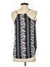 Ann Taylor LOFT 100% Polyester Black Sleeveless Blouse Size XS - photo 2