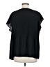 Adrianna Papell 100% Polyester Black Short Sleeve Blouse Size 6 (estimated) - photo 2