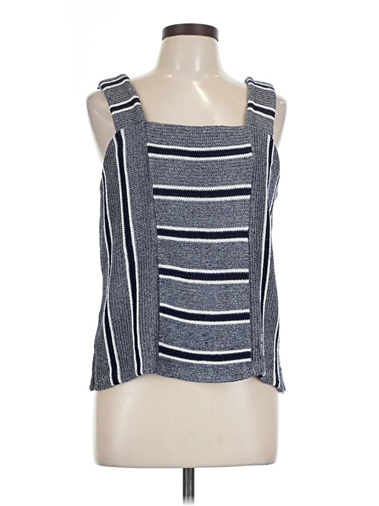 Pre-owned Vince Camuto Tank Top Blue Square Neckline Tops