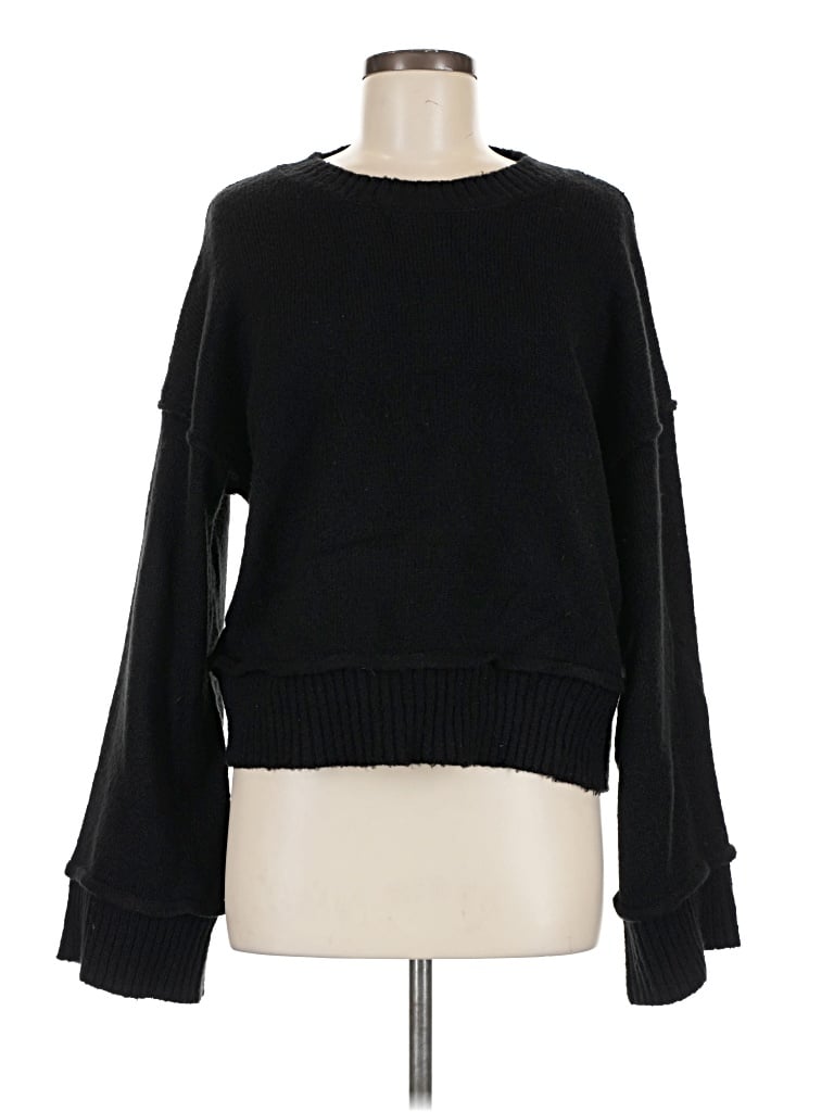 Pre-owned Double Zero Pullover Sweater In Black