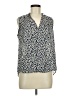 On 34th Blue Sleeveless Blouse Size M - photo 1