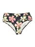 Beachsissi Floral Gray Swimsuit Bottoms Size L - photo 1