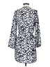 Eight Sixty 100% Polyester Print Blue Casual Dress Size S - photo 2