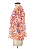 Flying Tomato 100% Polyester Paisley Pink Short Sleeve Blouse Size S - photo 5