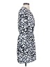 Eight Sixty 100% Polyester Print Blue Casual Dress Size S - photo 4