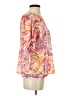 Flying Tomato 100% Polyester Paisley Pink Short Sleeve Blouse Size S - photo 4