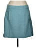Ann Taylor LOFT Tweed Teal Wool Skirt Size 12 - photo 1