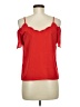 Monteau Red Short Sleeve Top Size M - photo 2
