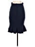 H&M Solid Blue Formal Skirt Size 6 - photo 2