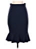 H&M Solid Blue Formal Skirt Size 6 - photo 1