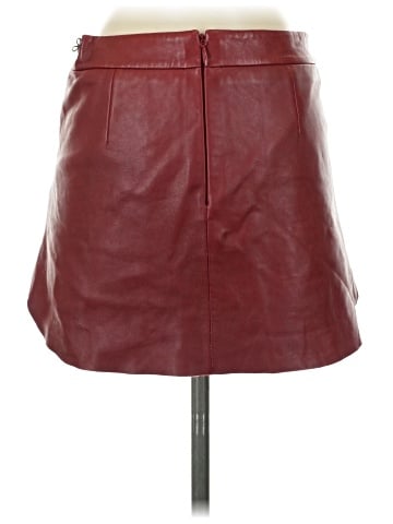 Michelle Mason Faux Leather Skirt (view 2)