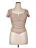 rue21 Tan Short Sleeve Top Size XL - photo 1