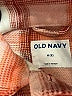 Old Navy 100% Polyester Plaid Orange Coat Size 8 - photo 3
