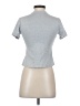 Unbranded Metallic Silver Short Sleeve Turtleneck Size S - photo 2