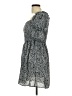 Unbranded 100% Polyester Paisley Gray Casual Dress Size M - photo 5