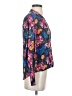 Halogen Floral Multi Color Blue Long Sleeve Blouse Size XS - photo 4