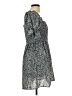 Unbranded 100% Polyester Paisley Gray Casual Dress Size M - photo 4