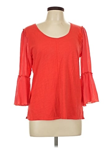 Bordeaux 3/4 Sleeve Top (view 1)