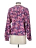 Pilcro Multi Color Purple Long Sleeve Blouse Size S - photo 2