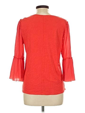 Bordeaux 3/4 Sleeve Top (view 2)