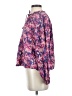 Pilcro Multi Color Purple Long Sleeve Blouse Size S - photo 5