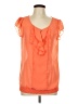Maurices 100% Polyester Orange Sleeveless Blouse Size L - photo 1
