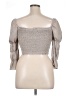Storia Gray 3/4 Sleeve Blouse Size L - photo 2