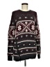 Ann Taylor Argyle Burgundy Pullover Sweater Size M - photo 1