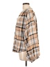 Andree by UNIT Plaid Tan Long Sleeve Blouse Size L - photo 5