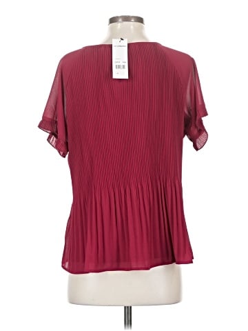 NY Collection Short Sleeve Blouse (view 2)
