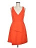 BCBGMAXAZRIA Solid Orange Cocktail Dress Size 6 - photo 1