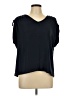 Ann Taylor Black Short Sleeve Top Size L - photo 1