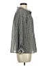 Max Studio Polka Dots Gray Long Sleeve Blouse Size M - photo 4