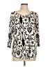 JM Collection Ivory 3/4 Sleeve Blouse Size L - photo 1