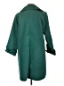 Unbranded 100% Polyester Green Coat Size L - photo 2