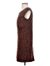 Nine West Animal Print Brown Casual Dress Size S - photo 5