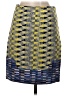 Collective Concepts 100% Polyester Graphic Blue Casual Skirt Size XS - photo 2