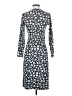 Ann Taylor Print Gray Cocktail Dress Size XXS - photo 2