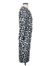 Ann Taylor Print Gray Cocktail Dress Size XXS - photo 4