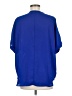 Assorted Brands 100% Polyester Blue Short Sleeve Blouse Size M - photo 2