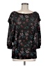 Free People Black 3/4 Sleeve Blouse Size M - photo 1